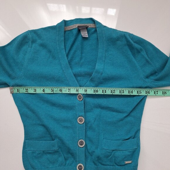 MEC Turquoise Organic Cotton Cardigan - Picture 6 of 7